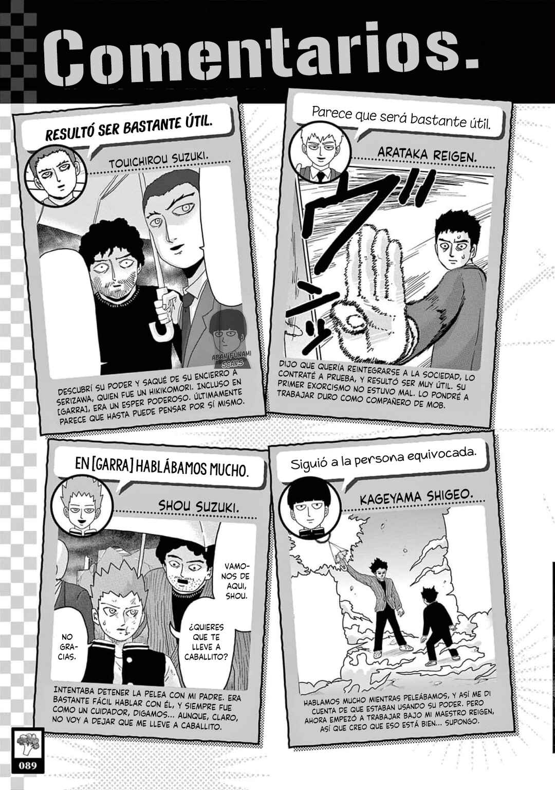 Mob Psycho 100 Official Fanbook. Chapter 6 - Page 7