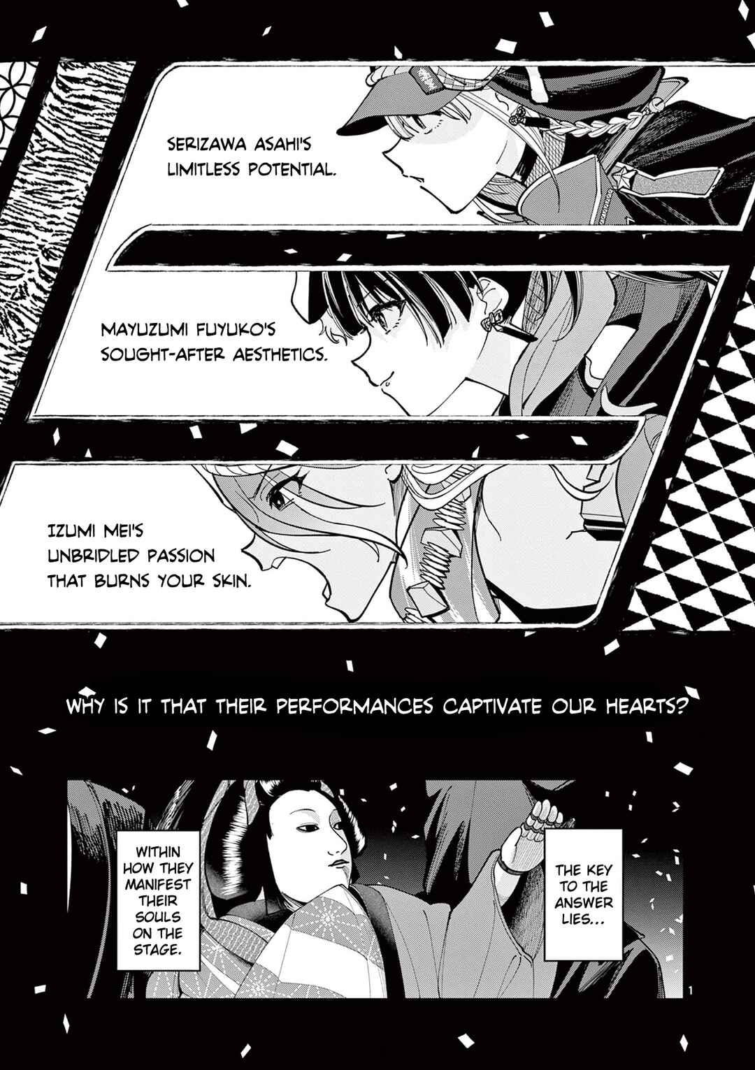 THE iDOLM@STER: Shiny Colors - Hazuki's Shinography Chapter 4.1 - Page 1