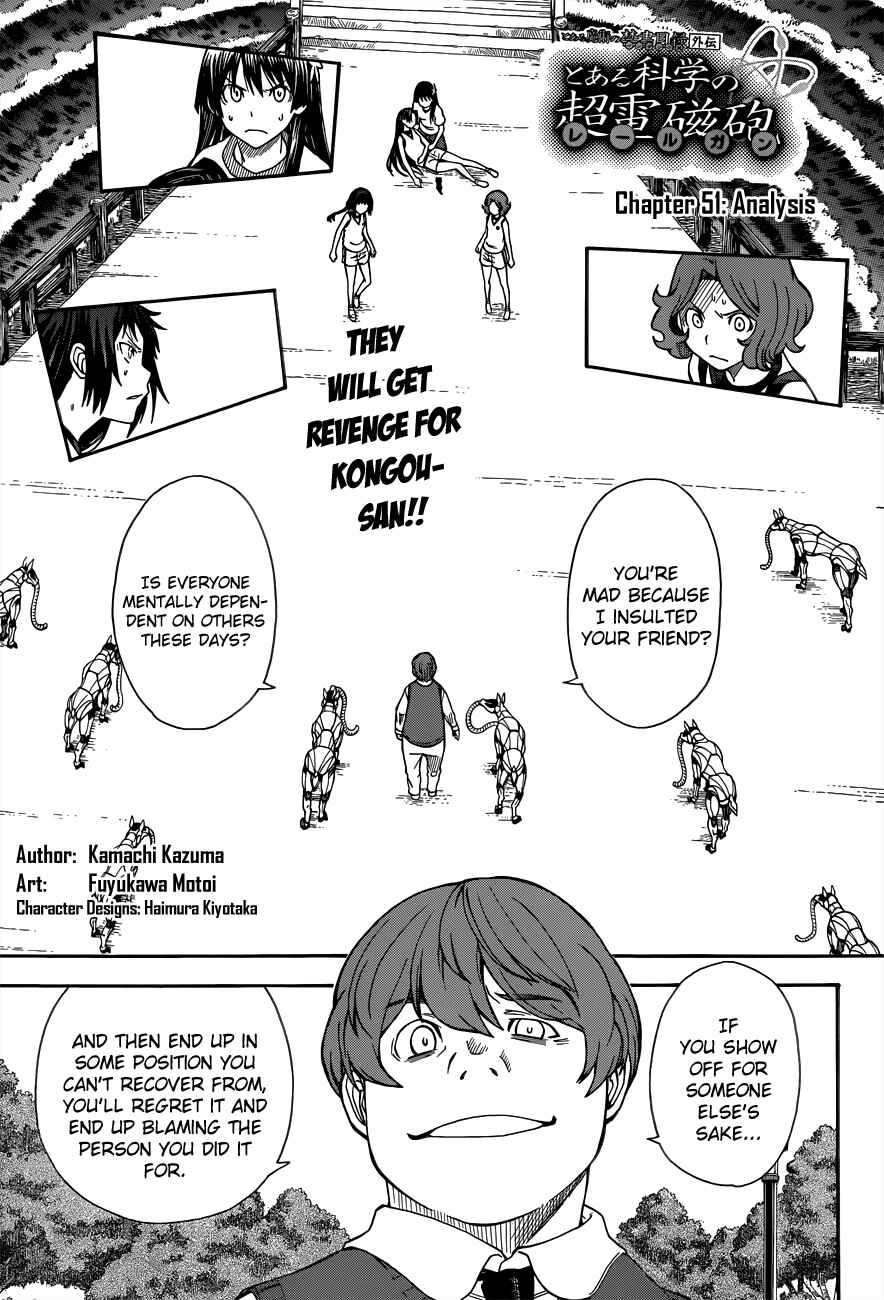 Toaru Majutsu no Index Gaiden: Toaru Kagaku no Railgun Chapter 51 - Page 1
