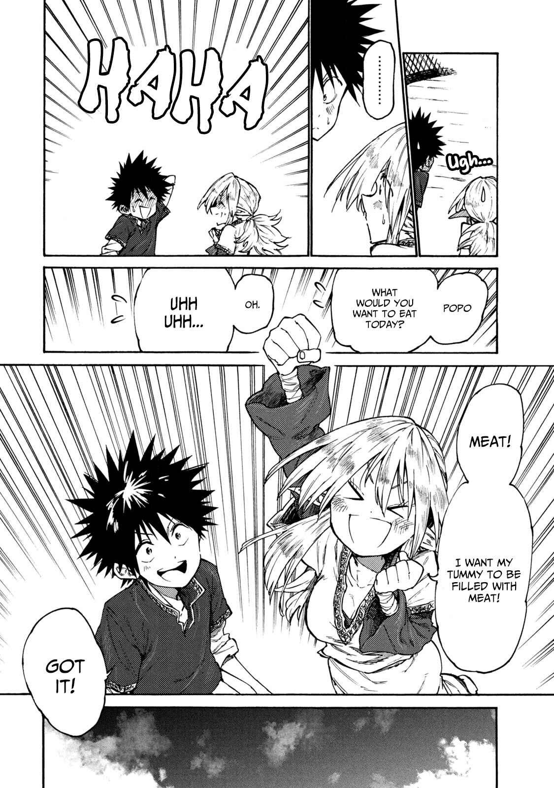 Mazumeshi Elf to Yuuboku gurashi Chapter 35 - Page 12