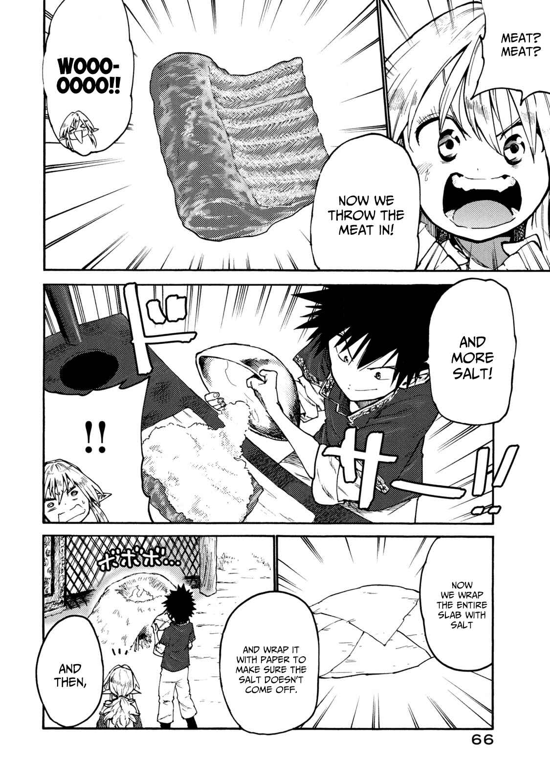 Mazumeshi Elf to Yuuboku gurashi Chapter 35 - Page 14