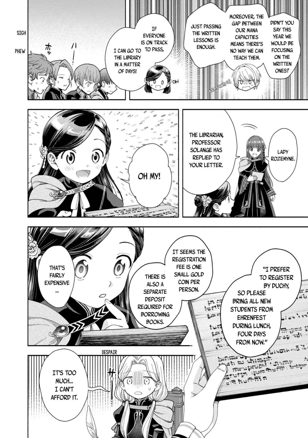 Honzuki no Gekokujou: Shisho ni Naru tame ni wa Shudan o Erandeiraremasen—Dai-4 Bu: Kizokuin no Toshokan o Sukuitai! Chapter 8 - Page 13