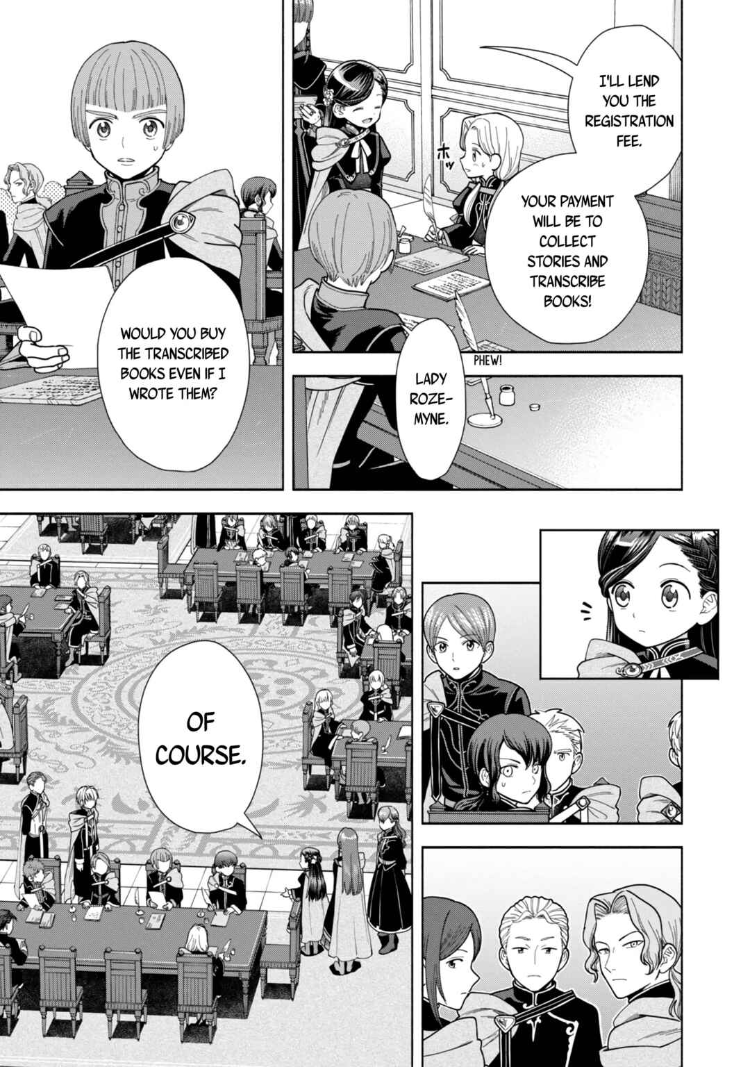 Honzuki no Gekokujou: Shisho ni Naru tame ni wa Shudan o Erandeiraremasen—Dai-4 Bu: Kizokuin no Toshokan o Sukuitai! Chapter 8 - Page 14