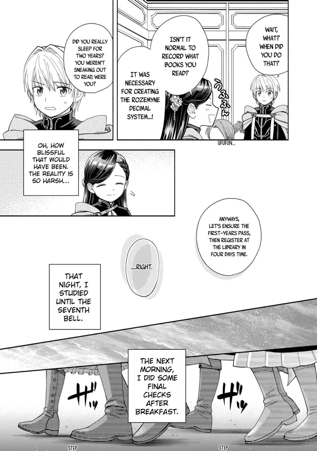 Honzuki no Gekokujou: Shisho ni Naru tame ni wa Shudan o Erandeiraremasen—Dai-4 Bu: Kizokuin no Toshokan o Sukuitai! Chapter 8 - Page 16