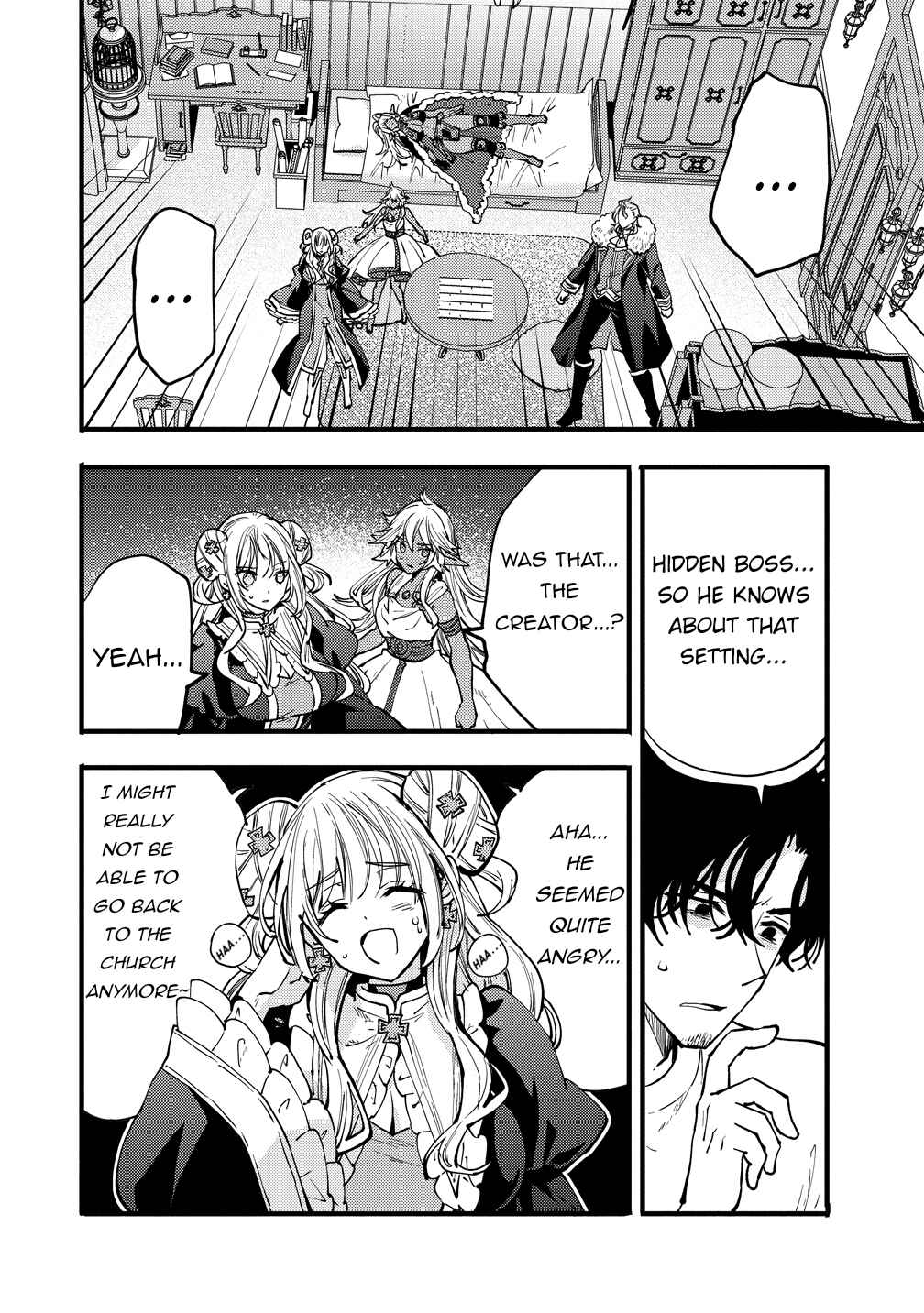 Saikyou Saiaku no Ura Boss, Tenseisha to Tomo ni Hametsu Flag Kaihi o Mezasu Chapter 9 - Page 38