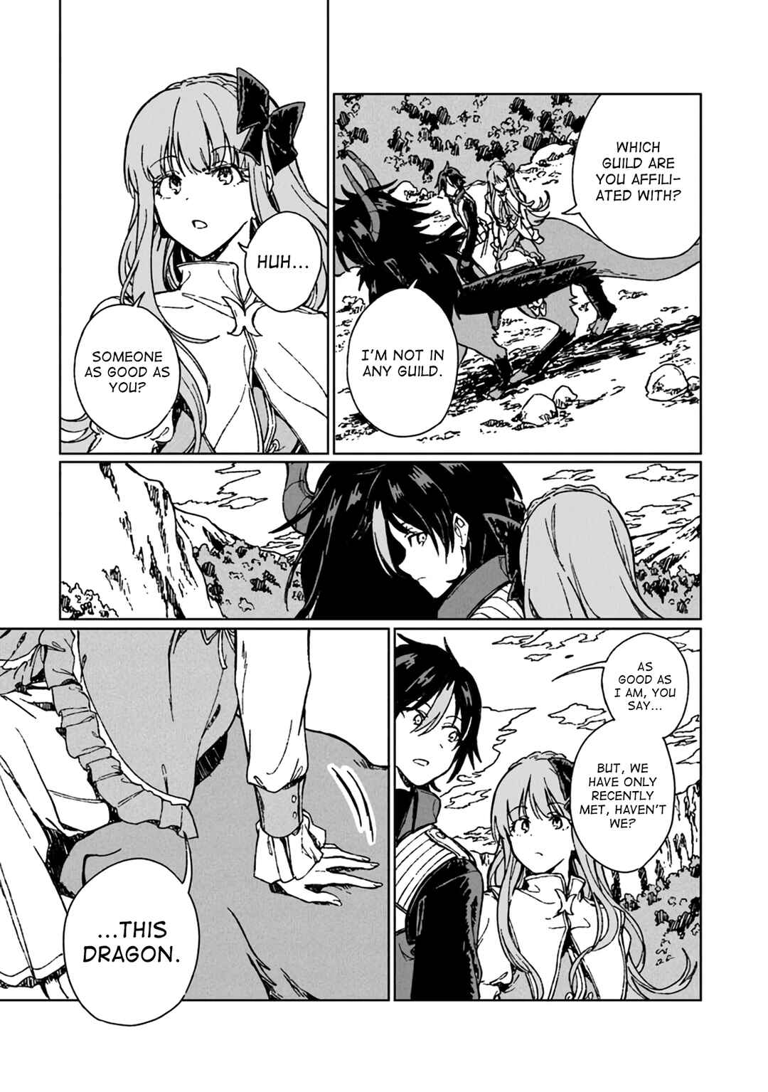 S-kyuu Guild wo Tsuihousareta kedo, Jitsu wa Ore dake Dragon no Kotoba ga Wakaru no de, Kidzuita Toki ni wa Ryuu Kishi no Chouten wo Kiwametemashita. Chapter 4 - Page 28