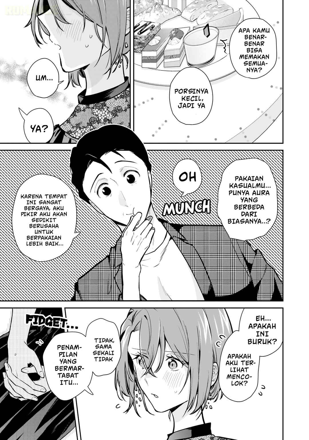 Misato-san wa Amasugi Joushi ni Chotto Kibishii Chapter 16 - Page 8