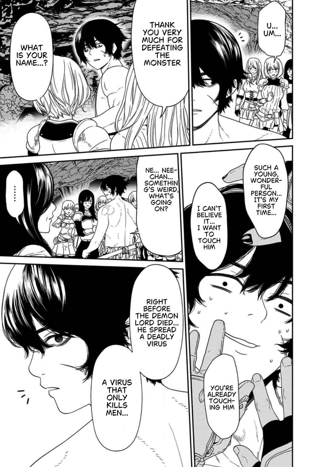 Dungeon de Tatakaitsuzukete 20-nen no Doutei Yuusha, Chijou ni Modottara Danjoubi 1:1000 no Sekai Datta Chapter 1 - Page 40