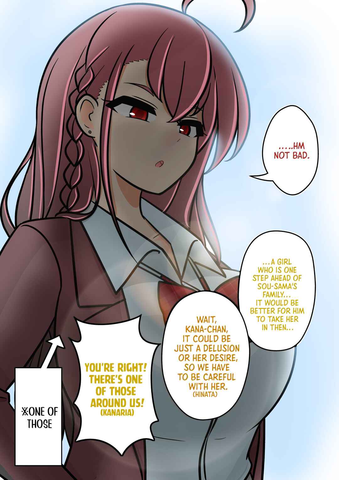 Danjo-hi 1:39 no Heikou Sekai wa Omoi no Hoka Futsuu (Fan Colored) Chapter 147 - Page 6