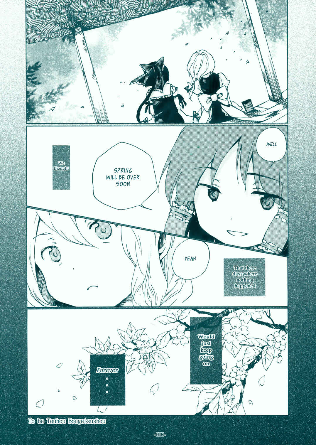 Touhou Bougetsushou ~ Silent Sinner in Blue. Chapter 0 - Page 7