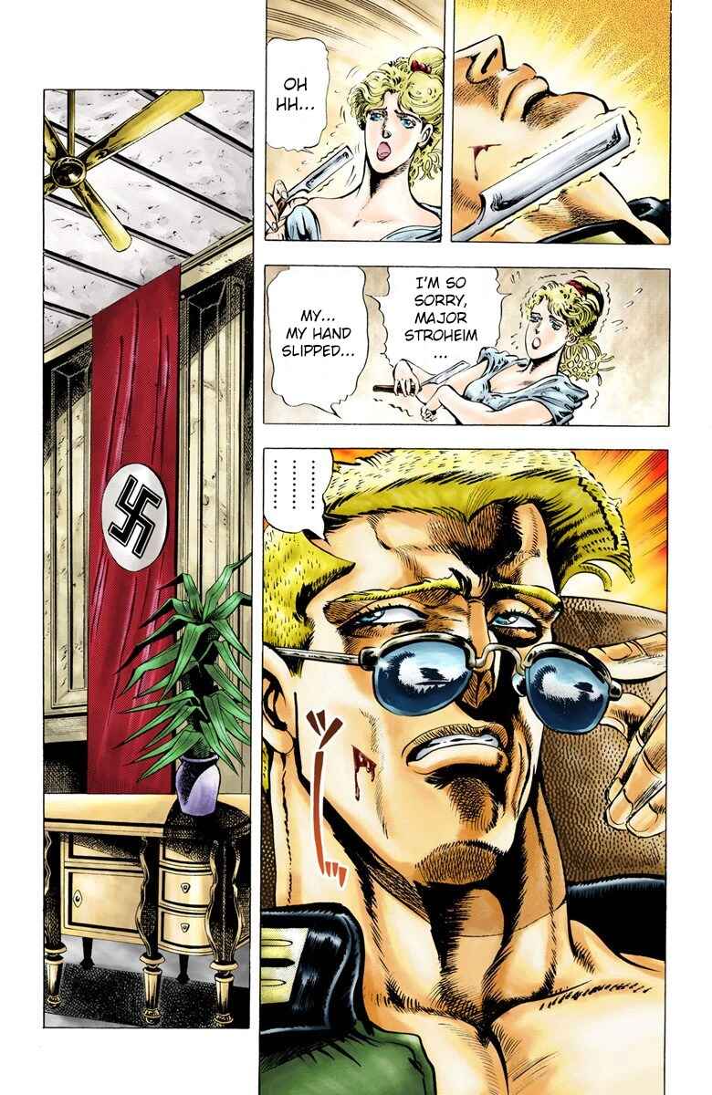 JoJo no Kimyou na Bouken: Part 2 - Sentou Chouryuu Color-ban Chapter 8 - Page 10