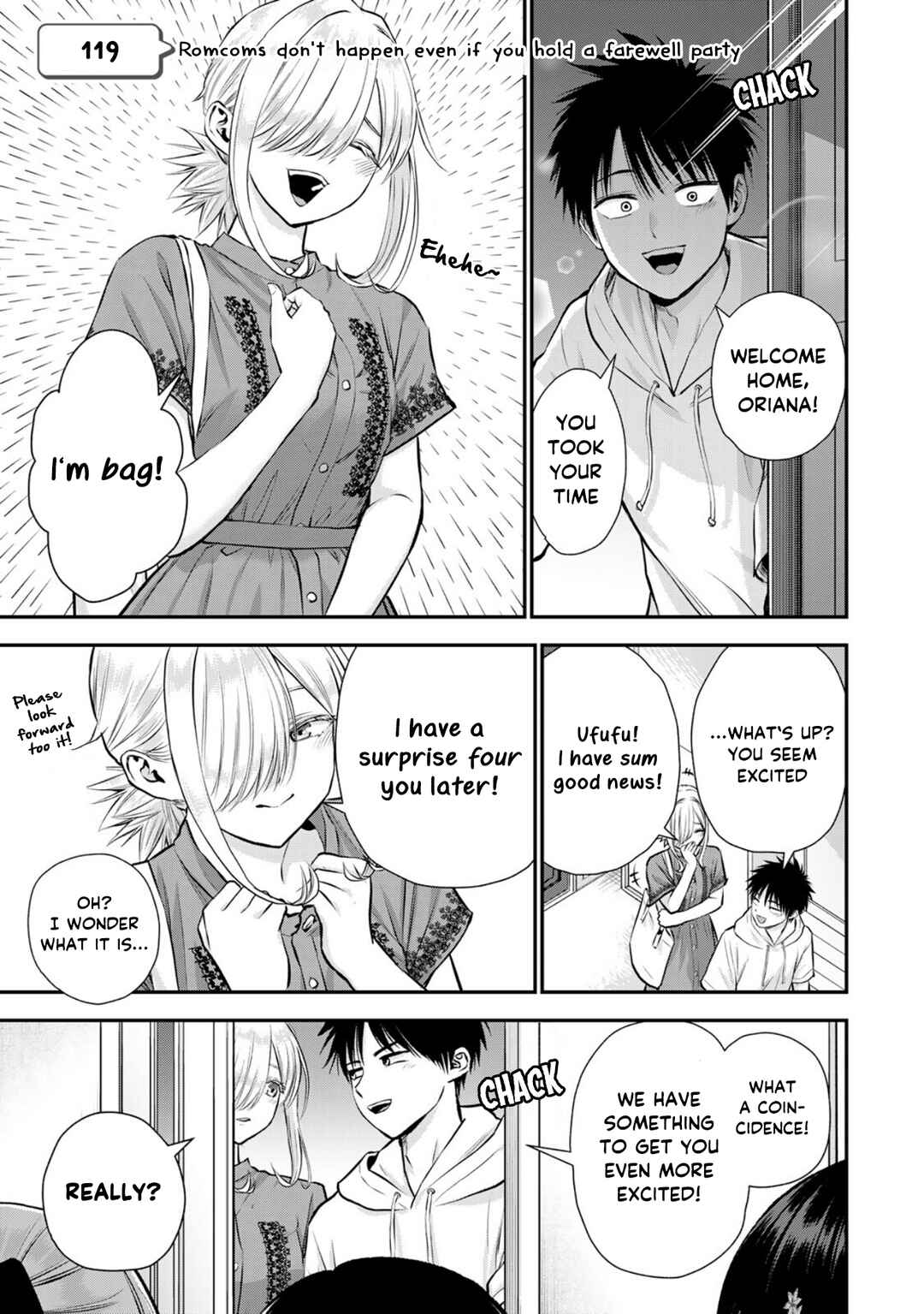Osananajimi to wa Romcom ni Naranai Chapter 119 - Page 1