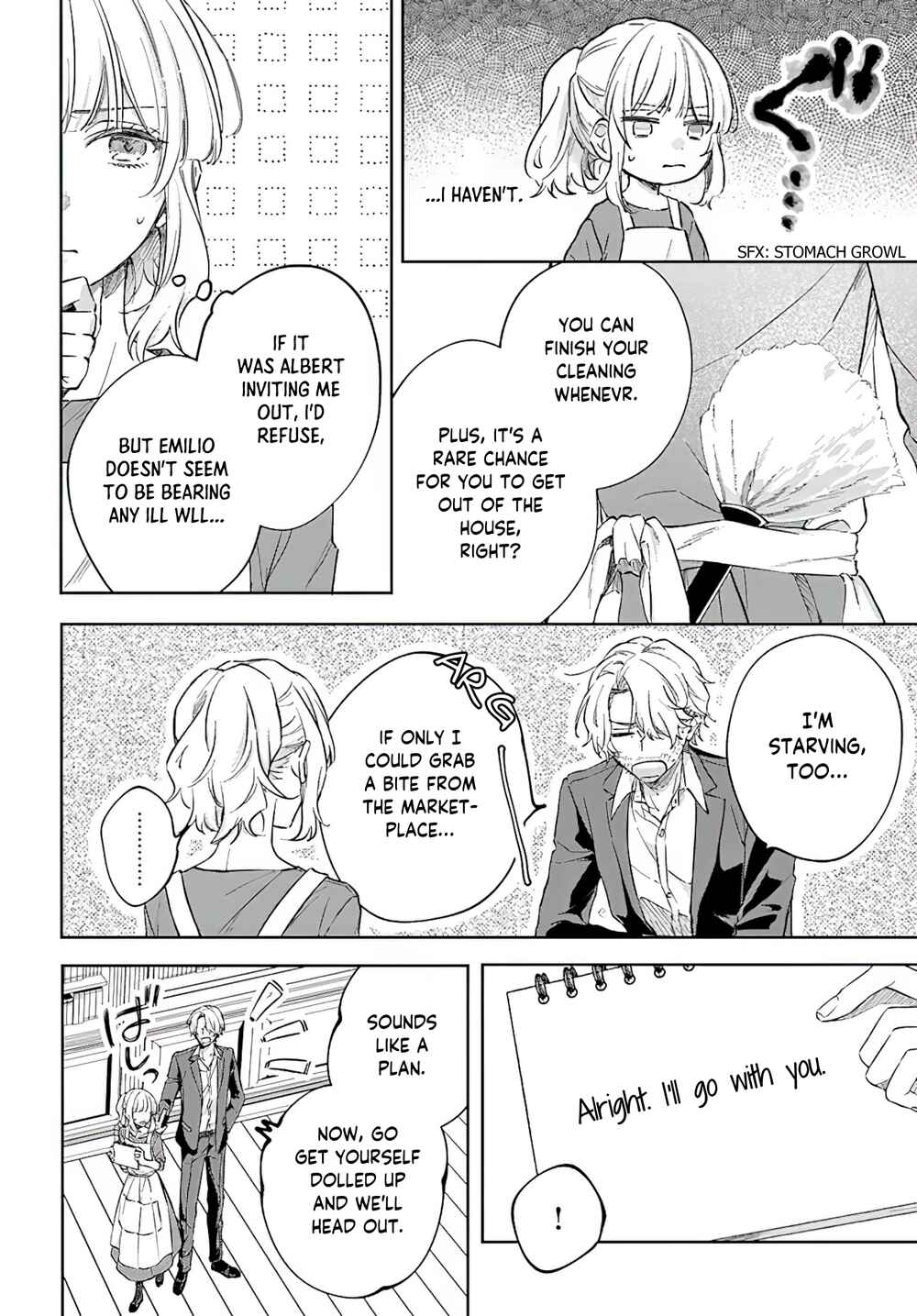 Koyoi, Lorenzi-ke de Kanbi naru Chuusei wo Chapter 8.1 - Page 4