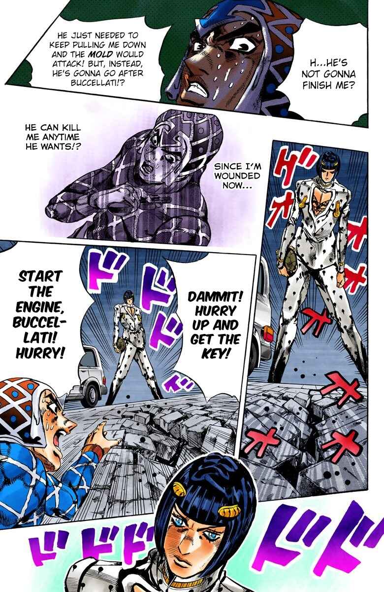 JoJo no Kimyou na Bouken: Part 5 - Ougon no Kaze Color-ban Chapter 117 - Page 13