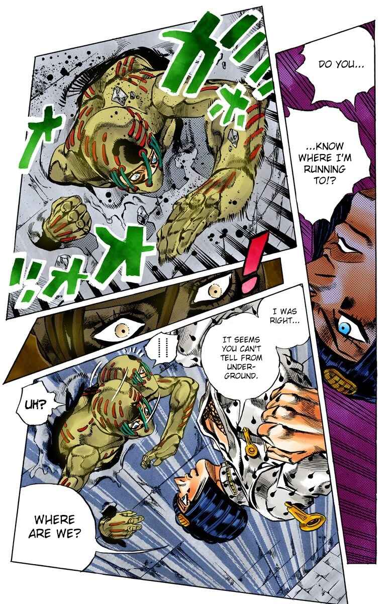 JoJo no Kimyou na Bouken: Part 5 - Ougon no Kaze Color-ban Chapter 117 - Page 17