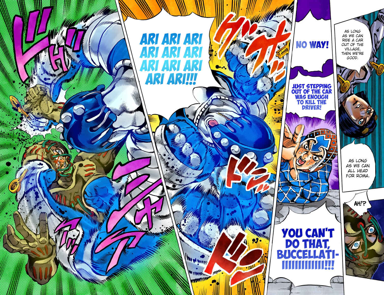 JoJo no Kimyou na Bouken: Part 5 - Ougon no Kaze Color-ban Chapter 117 - Page 18