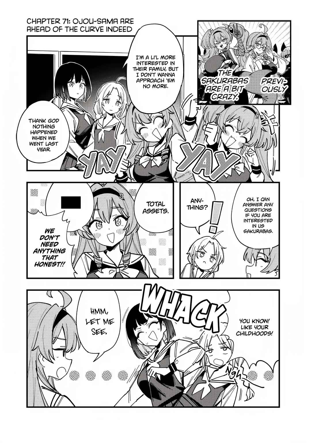 Bakushin Ojou-sama Dou! Chapter 71 - Page 1