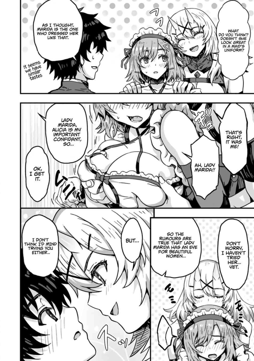Isekai Saikyou no Yome desu ga, Yoru no Tatakai wa Ore no Hou ga Tsuyoi You desu - Chiryaku wo Ikashite Nariagaru Harem Senki Chapter 1 - Page 12
