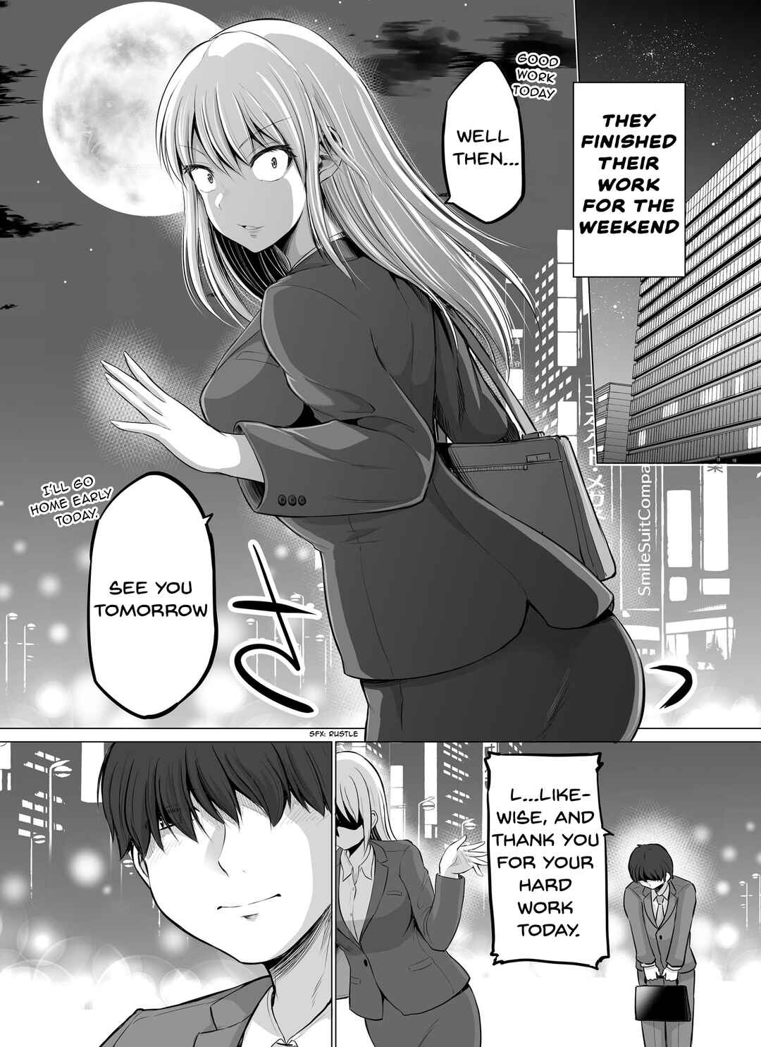 Kore kara Dandan Shiawase ni Natteiku Kowai Onna Joushi Chapter 13 - Page 1