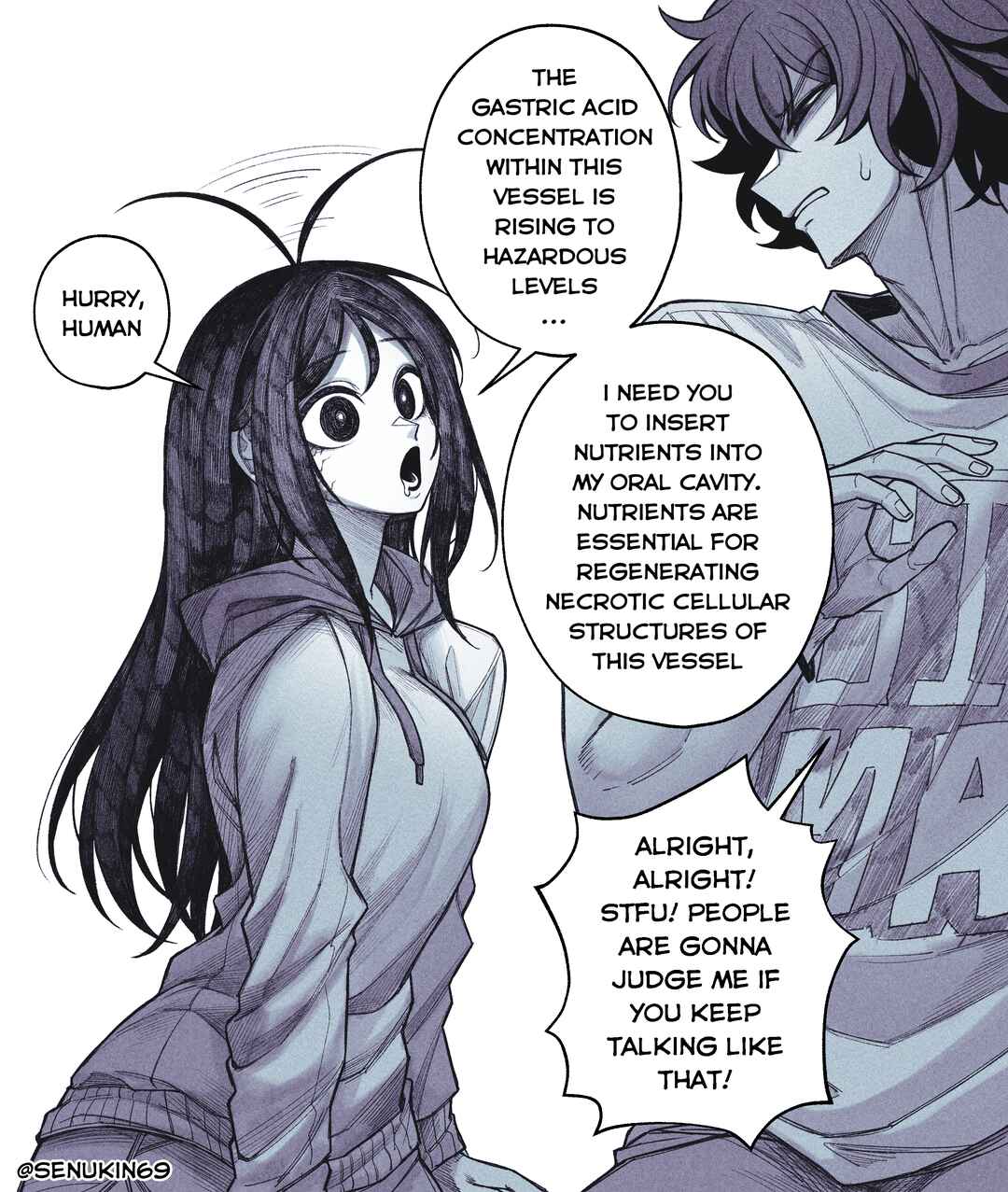 My Co-worker Is an Eldritch X! Chapter 7.2 - Page 1