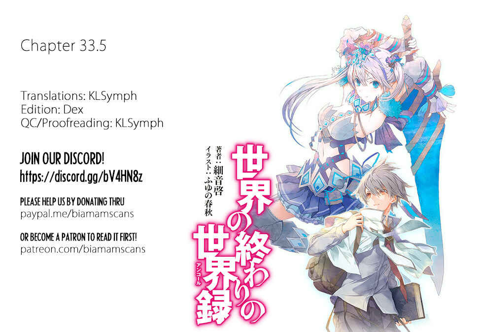 Sekai no Owari no Encore Chapter 33.5 - Page 1