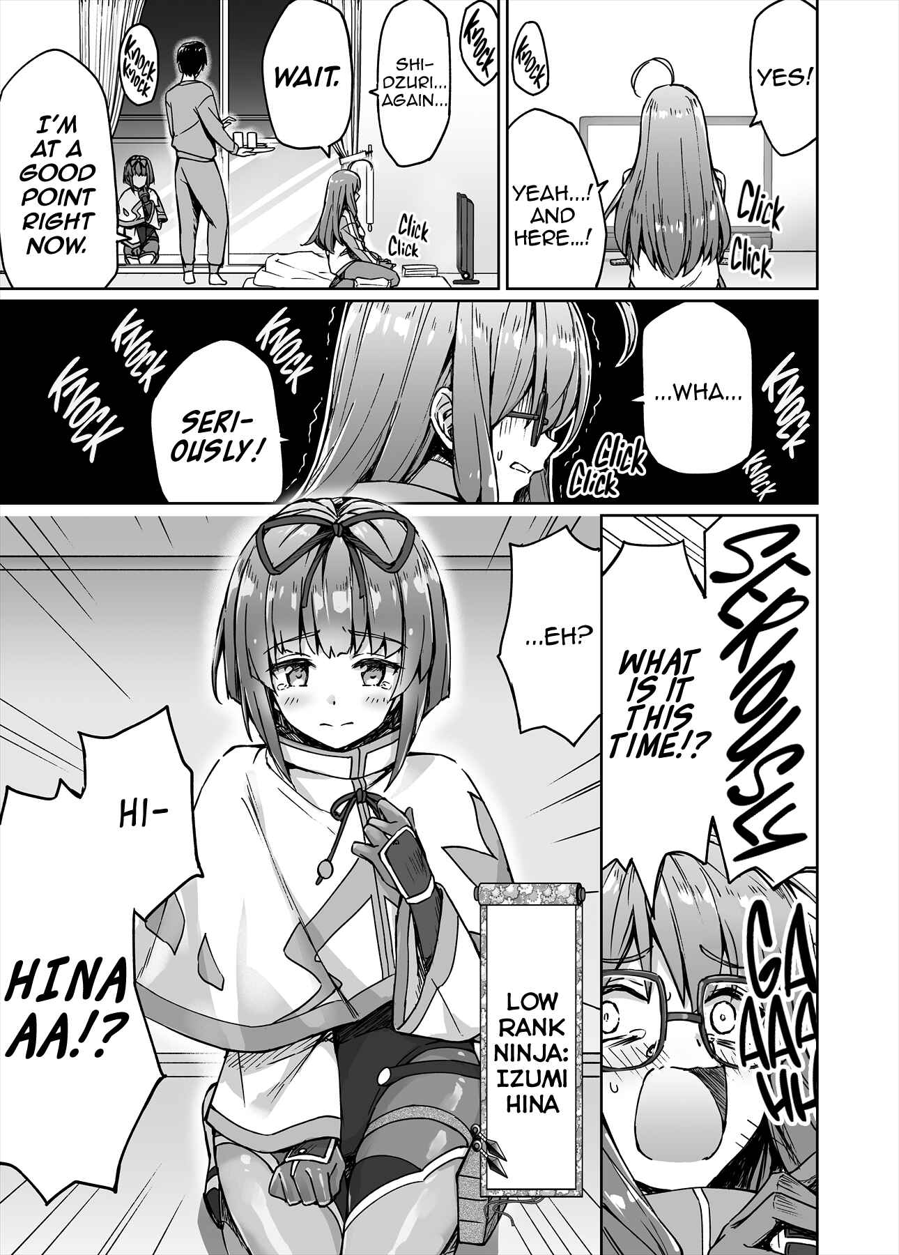 NEET de Otaku na Kunoichi to naze ka Dousei hajimemashita Chapter 10 - Page 1