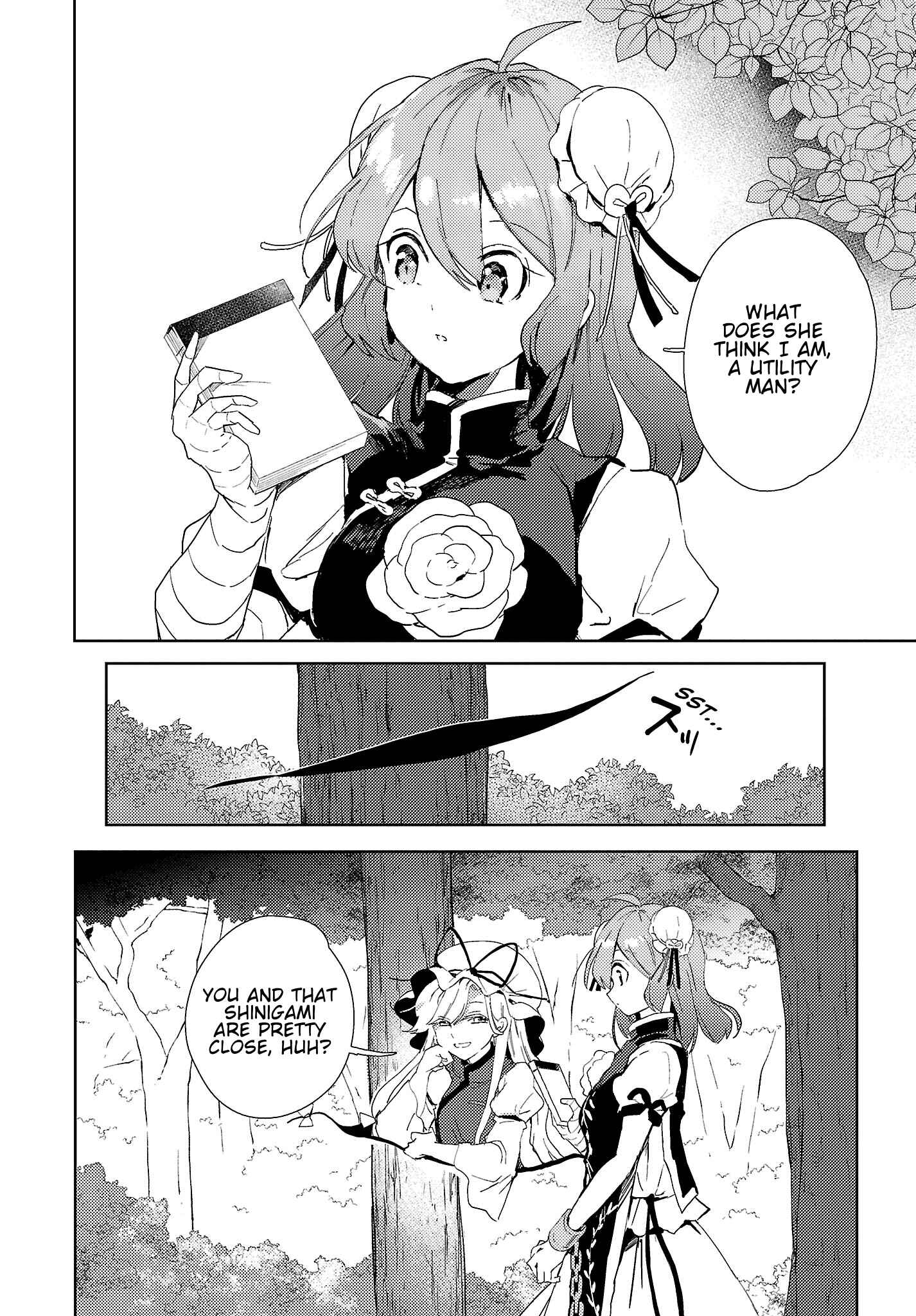 Touhou Project Niji Sousaku Series: Shinigami wa Kyou mo Fune wo Kogu Chapter 6 - Page 20