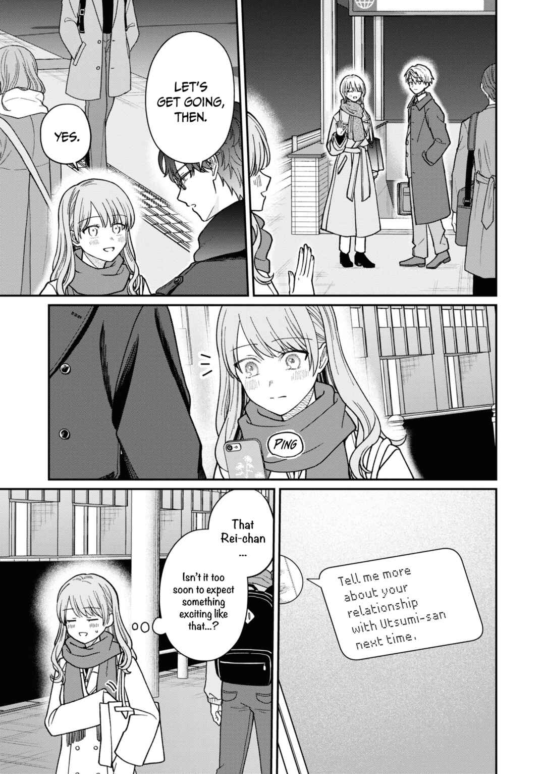 Kuuki ga "Yomeru" Shinnyuu Shain to Buaisou na Senpai Chapter 54.5 - Page 8