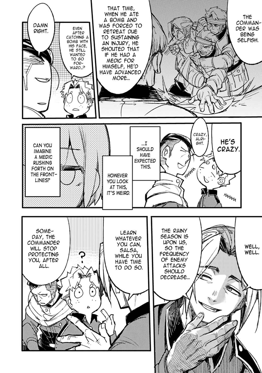 TS Eiseihei-san no Senjou Nikki Chapter 5 - Page 8