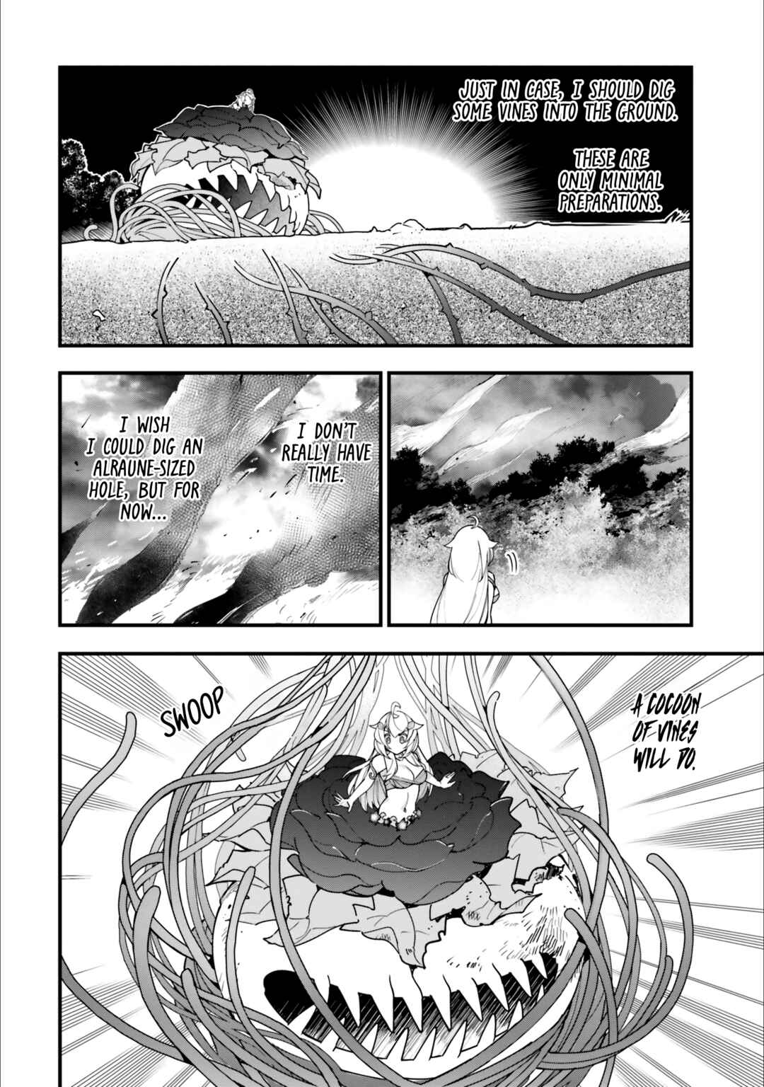 Shokubutsu Monster Musume Nikki: Seijo datta Watashi ga Uragirareta Hate ni Alraune ni Tensei Shite Shimatta node, kore kara wa Kougousei o Shinagara Shizuka ni Shokubutsu Life o Sugoshimasu Chapter 13 - Page 25