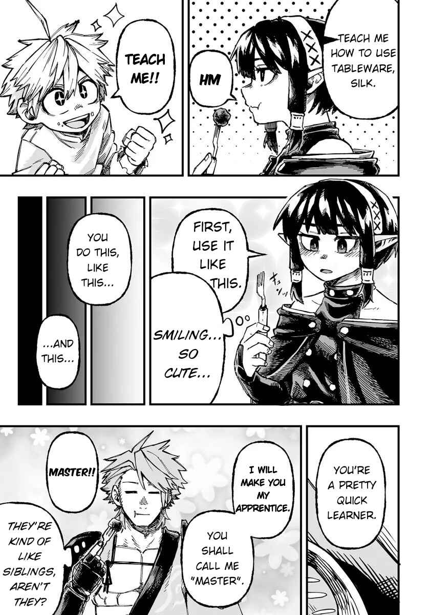 Yoheidan no Itoshigo: Shinikake Koji wa Saikyou Shisho-tachi ni Sodaterareru Chapter 2 - Page 9