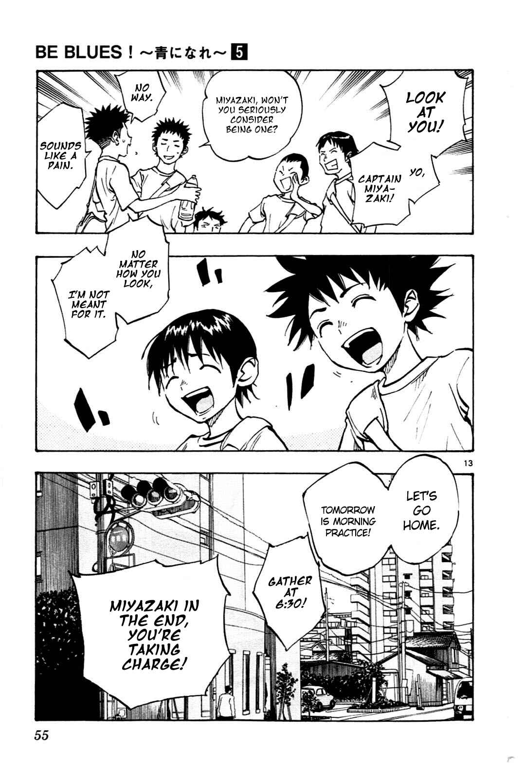 BE BLUES ~Ao ni Nare~ Chapter 40 - Page 13