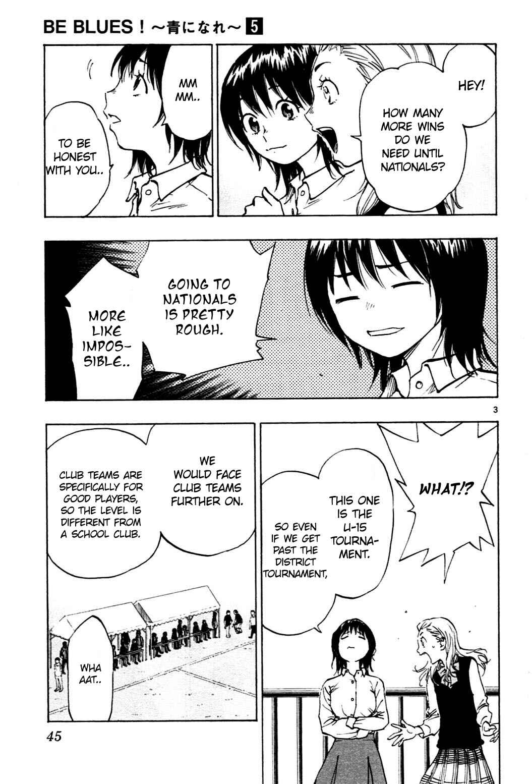 BE BLUES ~Ao ni Nare~ Chapter 40 - Page 3