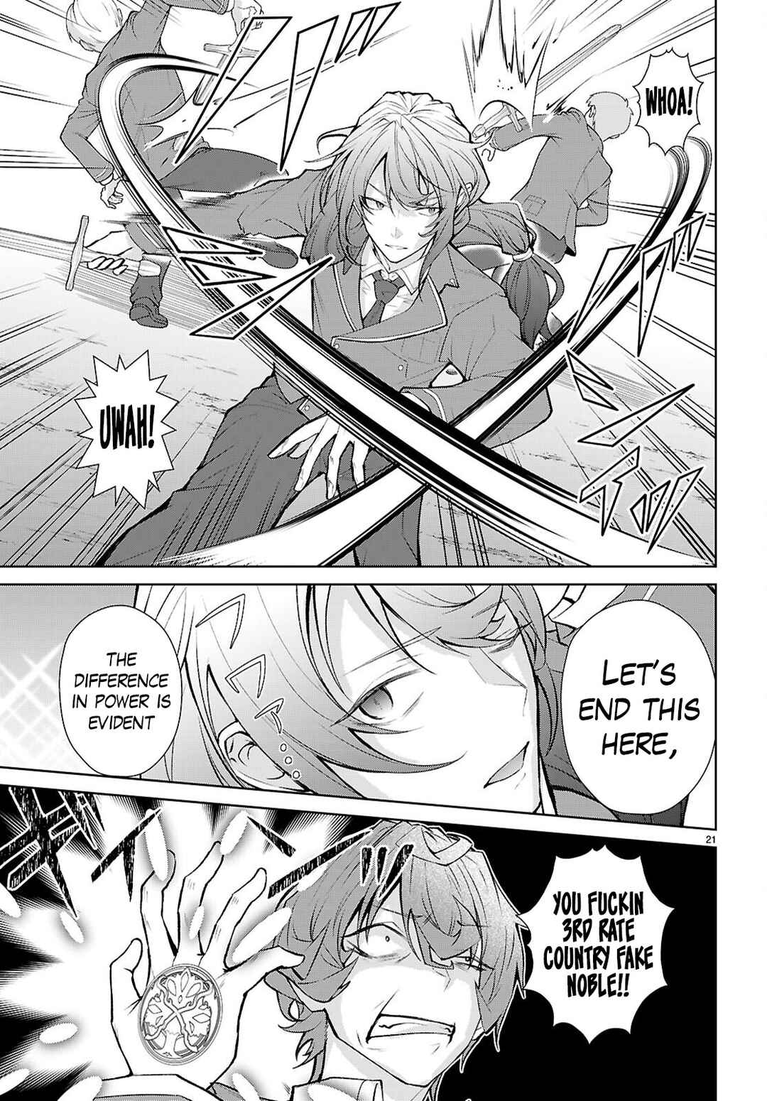 Otome Game Sekai wa Mob ni Kibishii Sekai desu (Kyouwakoku-hen) Chapter 4 - Page 21