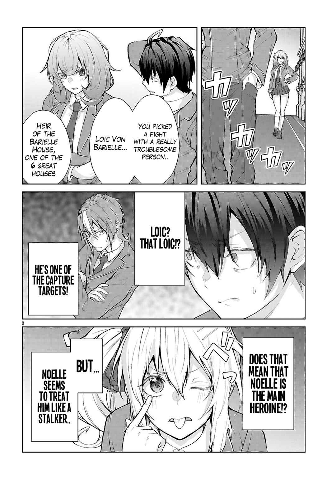Otome Game Sekai wa Mob ni Kibishii Sekai desu (Kyouwakoku-hen) Chapter 4 - Page 8