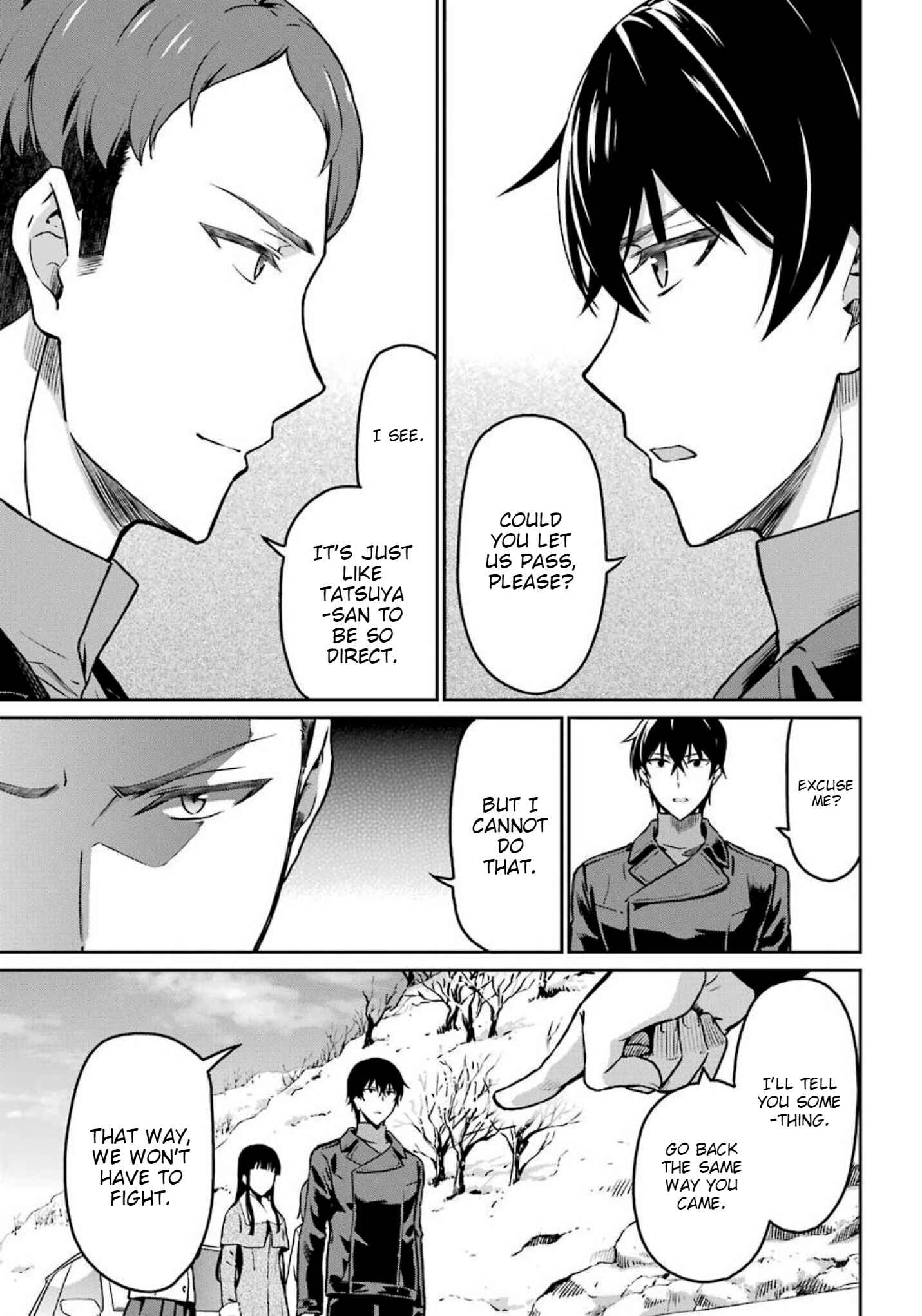 Mahouka Koukou no Rettousei - Yotsuba Keishou-hen Chapter 8 - Page 9