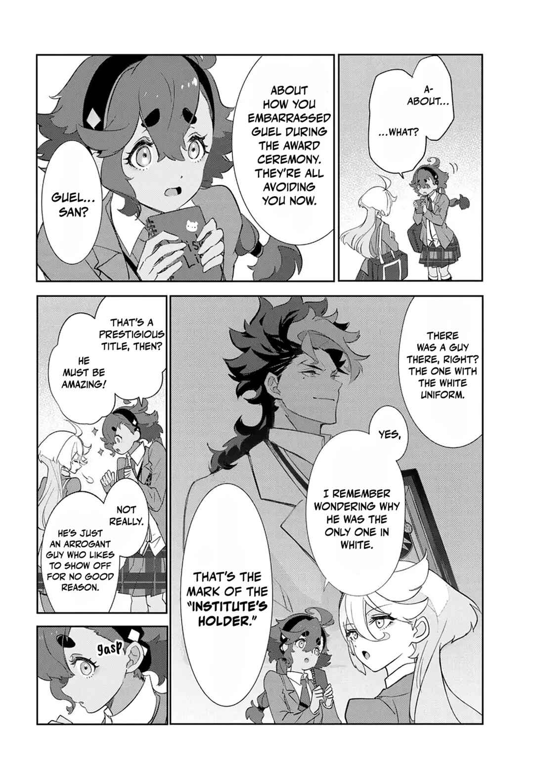 Kidou Senshi Gundam: Suisei no Majo - Seishun Frontier Chapter 2 - Page 10