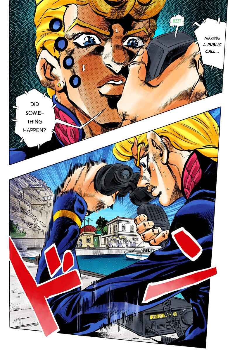 JoJo no Kimyou na Bouken: Part 5 - Ougon no Kaze Color-ban Chapter 24 - Page 13