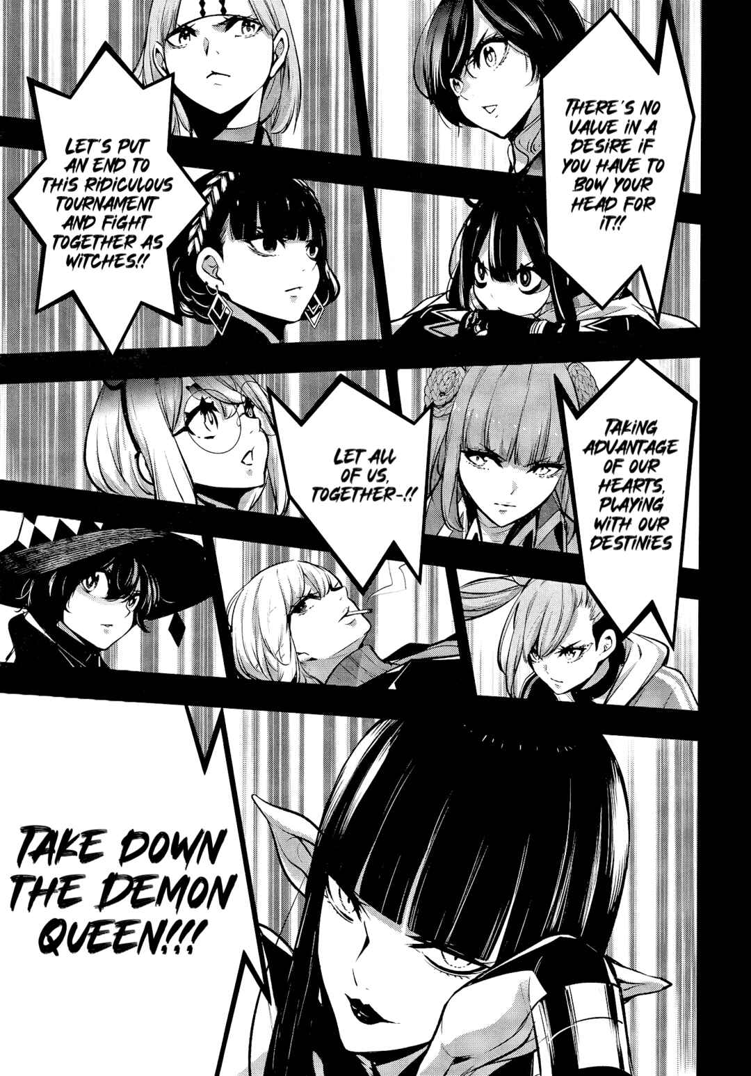 Majo Taisen - 32-nin no Isai no Majo wa Koroshiau Chapter 54 - Page 37