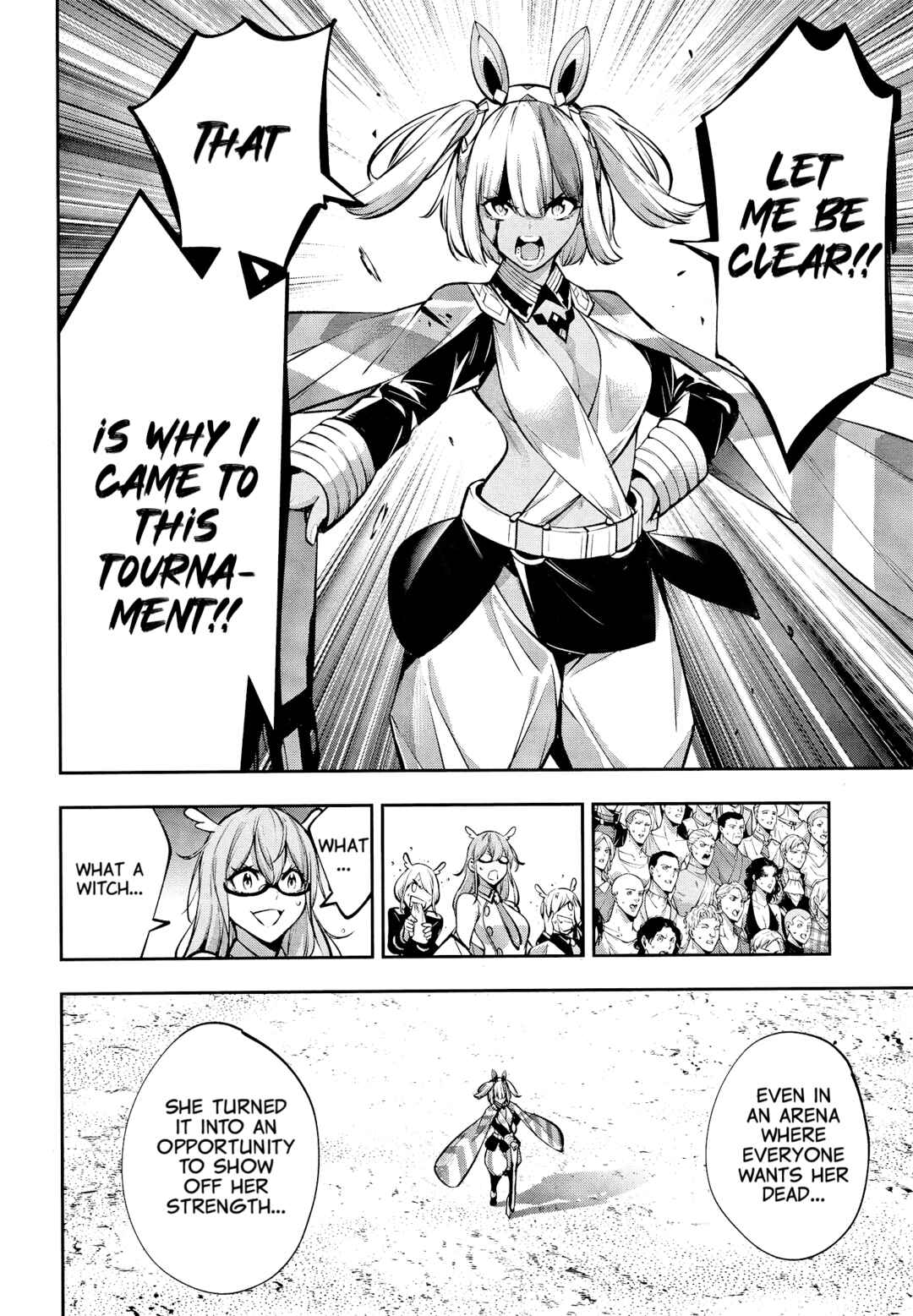 Majo Taisen - 32-nin no Isai no Majo wa Koroshiau Chapter 54 - Page 38
