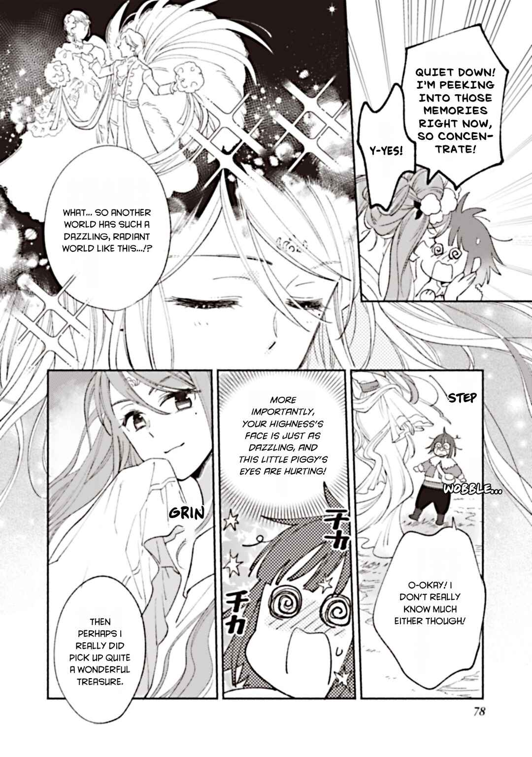 Shirobuta kizokudesuga zensenokiokuga haetanode hiyokonaotoutosodatemasu Chapter 3 - Page 14