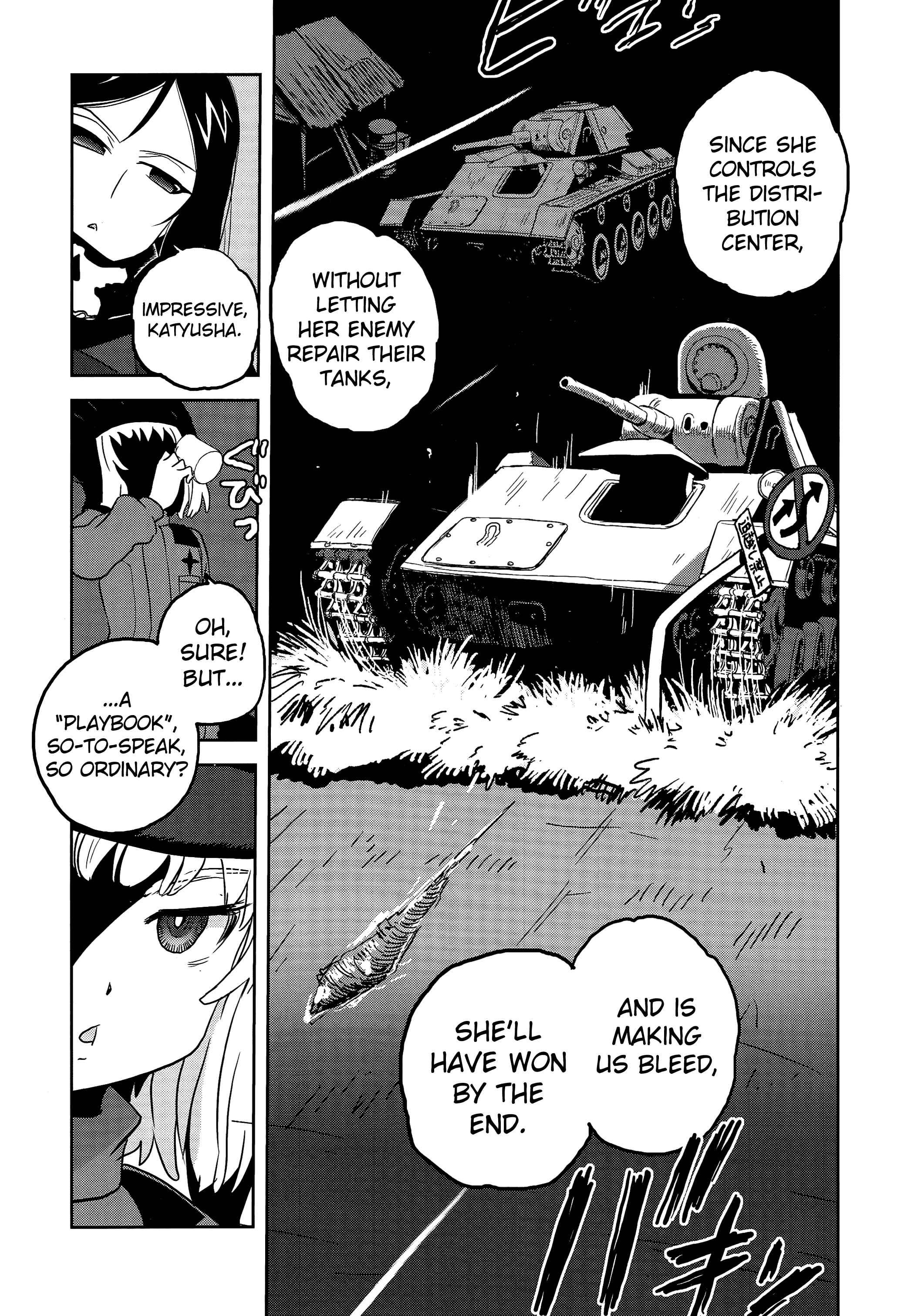 Girls und Panzer: Ribbon no Musha Chapter 38 - Page 15
