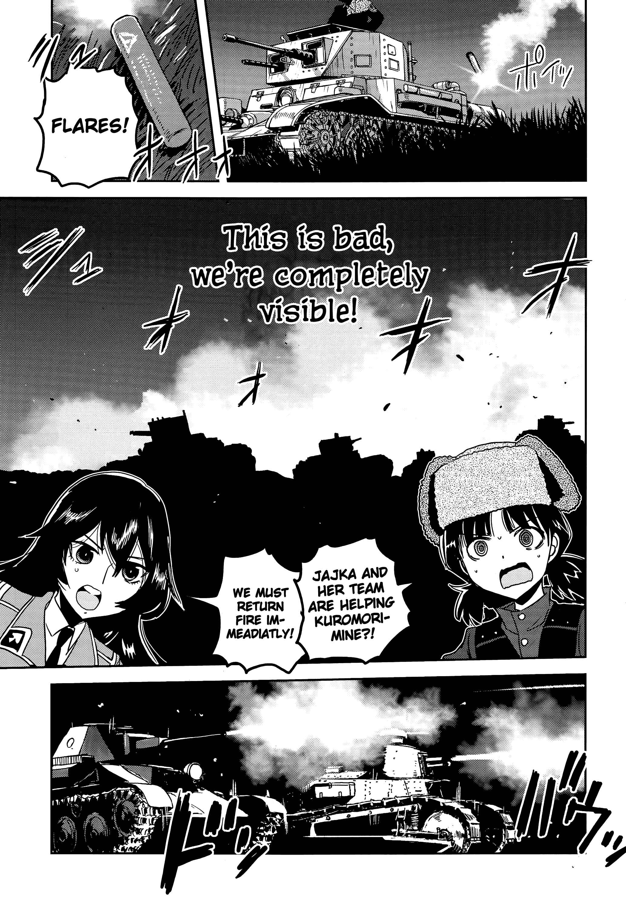 Girls und Panzer: Ribbon no Musha Chapter 38 - Page 33