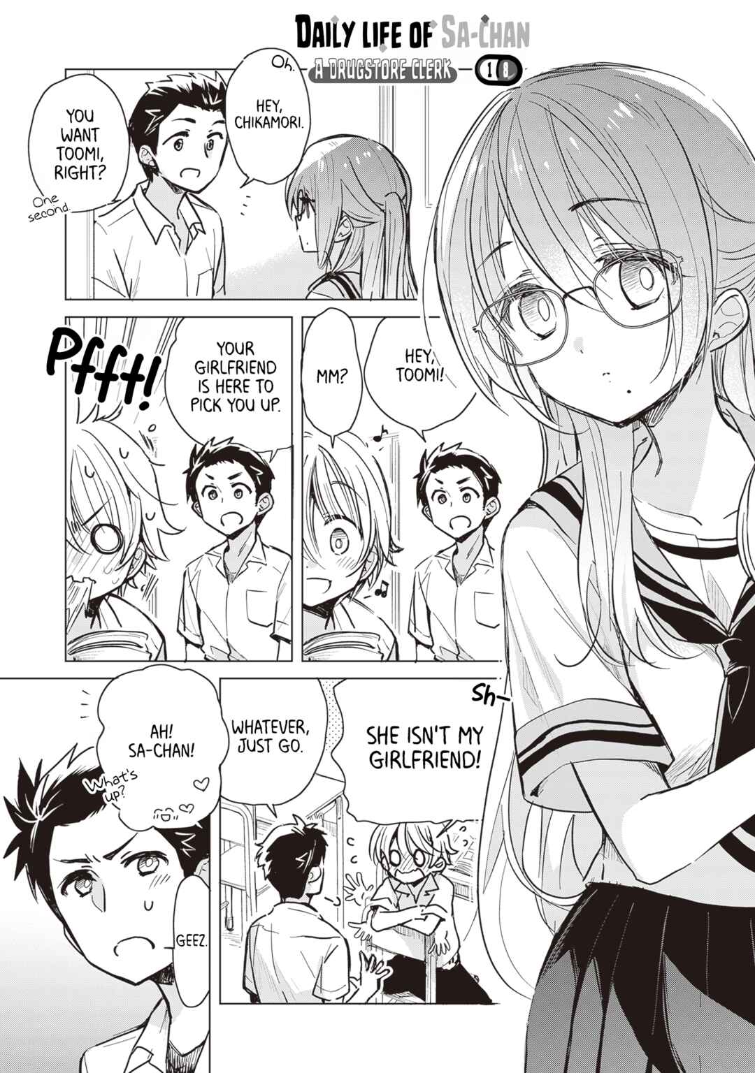 Drugstore Ten'in Sacchan no Nichijou Chapter 18 - Page 3