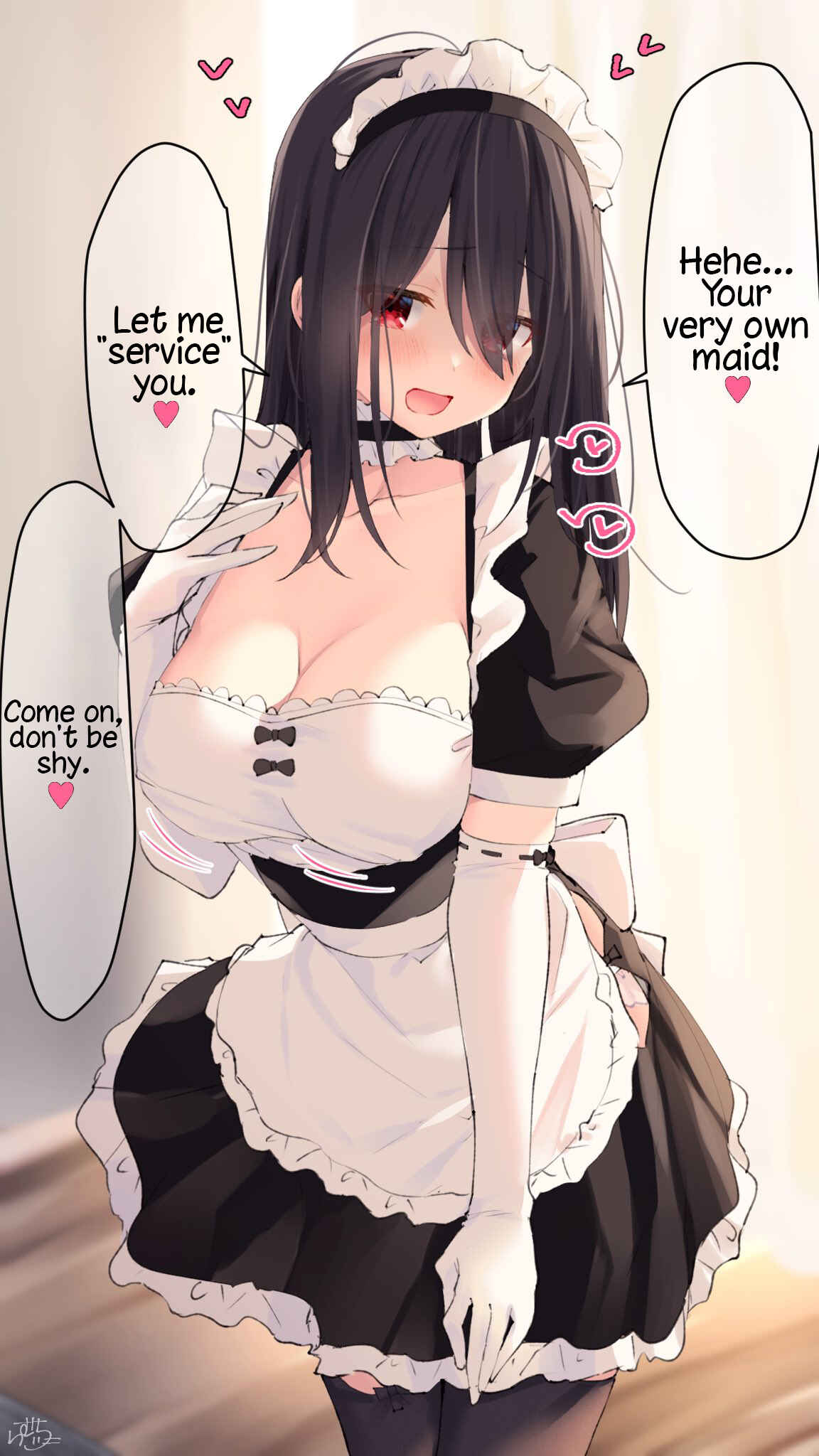 Maid-chan ni Sailor fuku o Kitemoratte kara Bra o Moraitai! Chapter 8 - Page 1