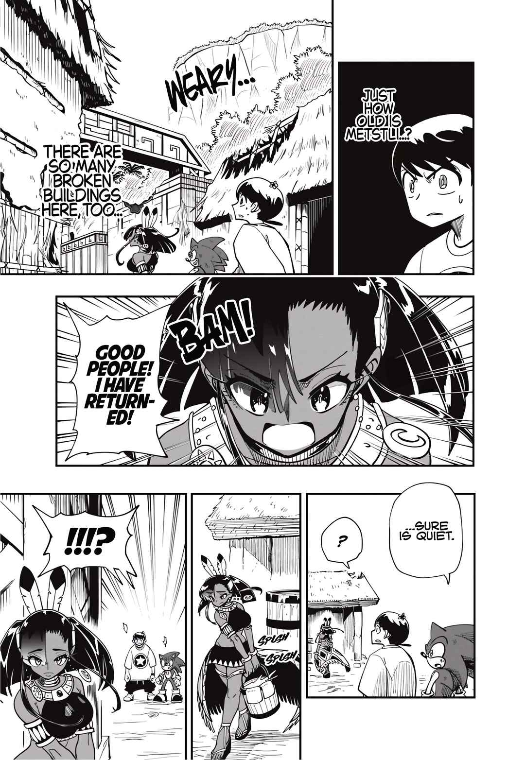 Sonic to Yuuki no Tsurugi Chapter 7 - Page 9