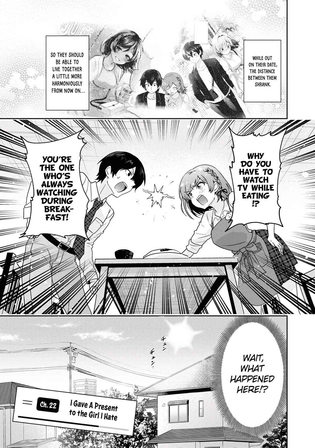 Class no Daikirai na Joshi to Kekkon Suru Koto ni Natta. Chapter 22.1 - Page 3
