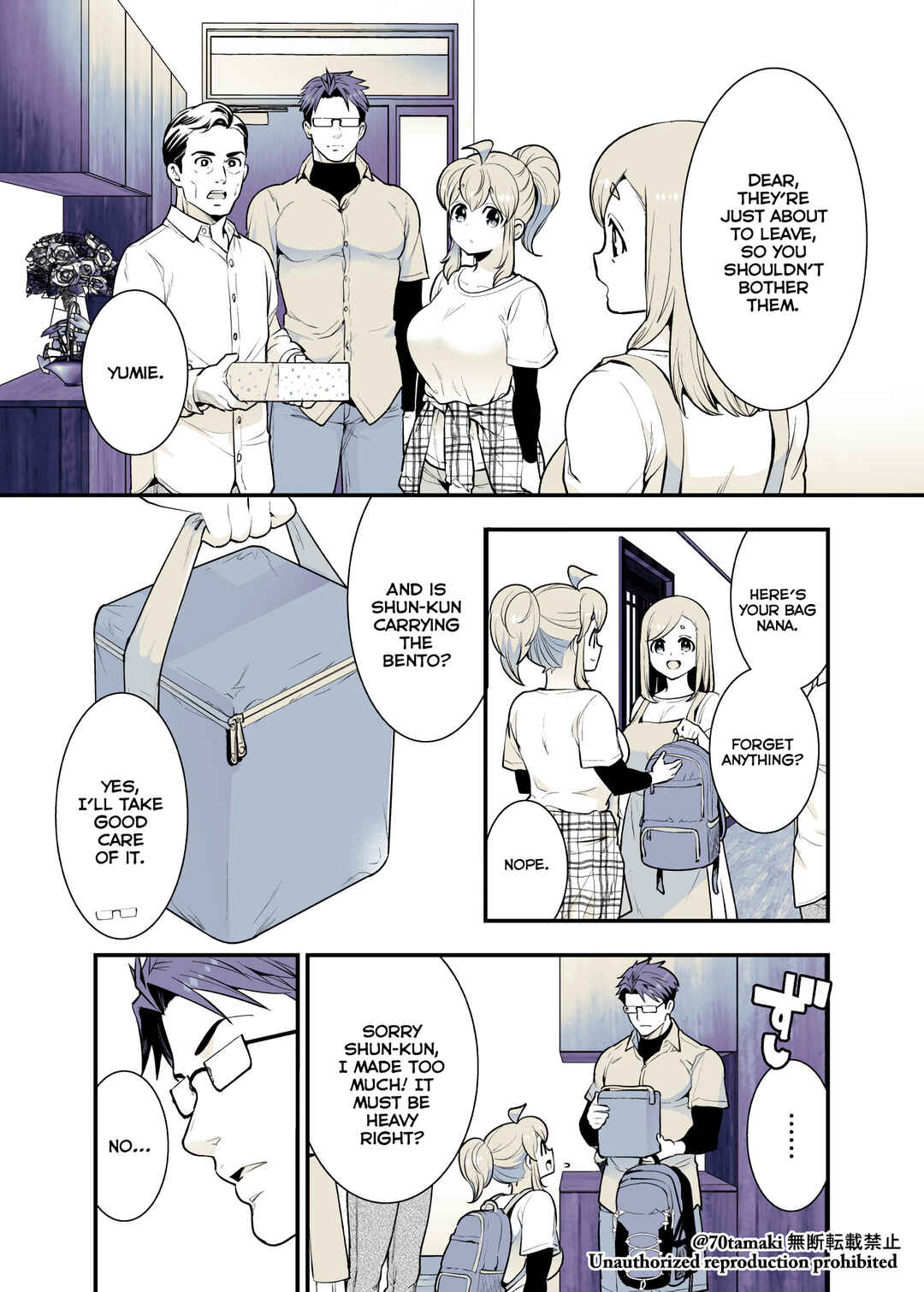 Osananajimi ga Hisabisa ni Saikai Shitara Otagai Kyonyuu ni Natteta Chapter 38 - Page 1