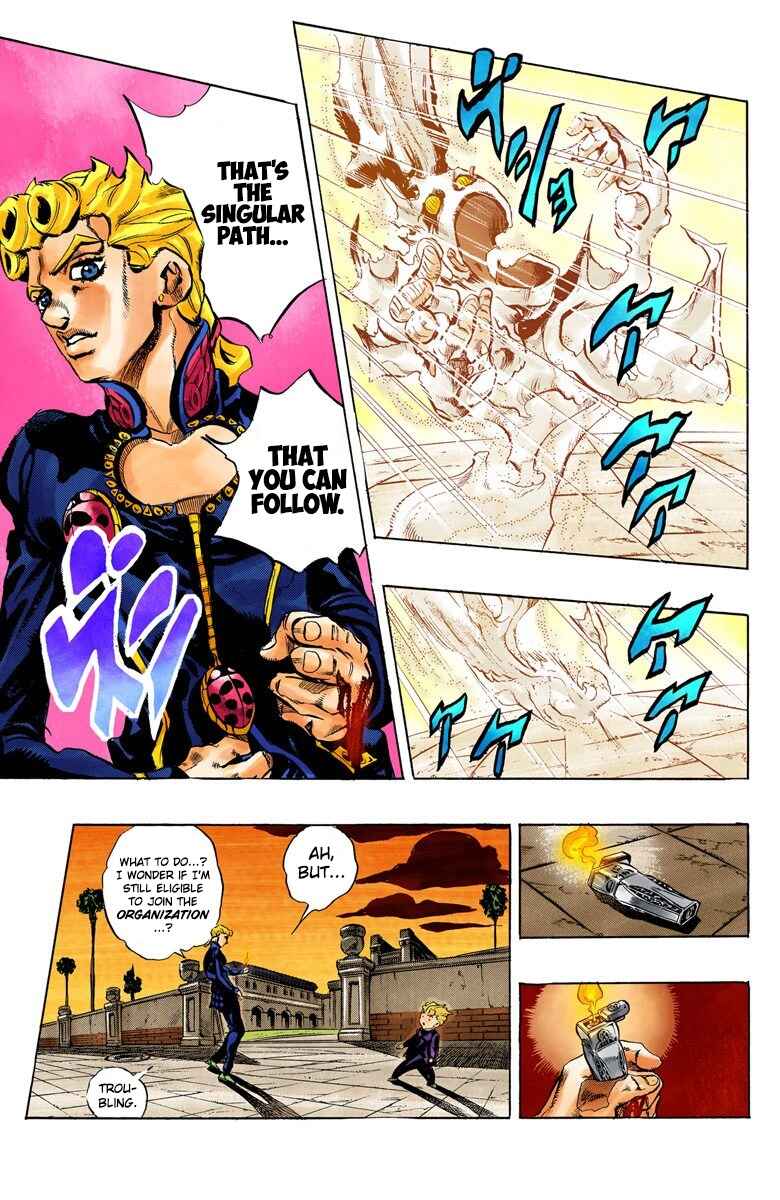 JoJo no Kimyou na Bouken: Part 5 - Ougon no Kaze Color-ban Chapter 15 - Page 20