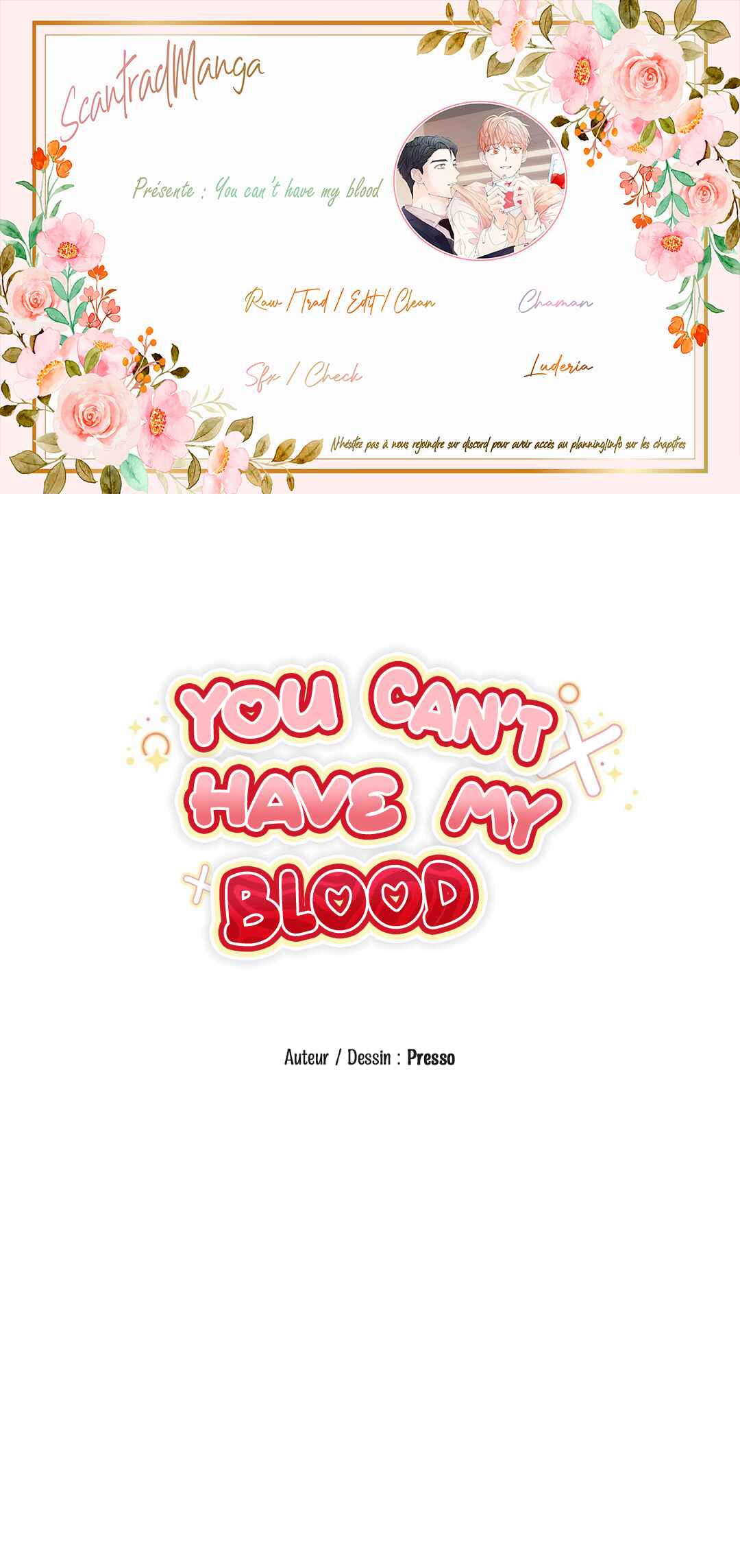 You Can't Have My Blood Chapter 6 - Page 1